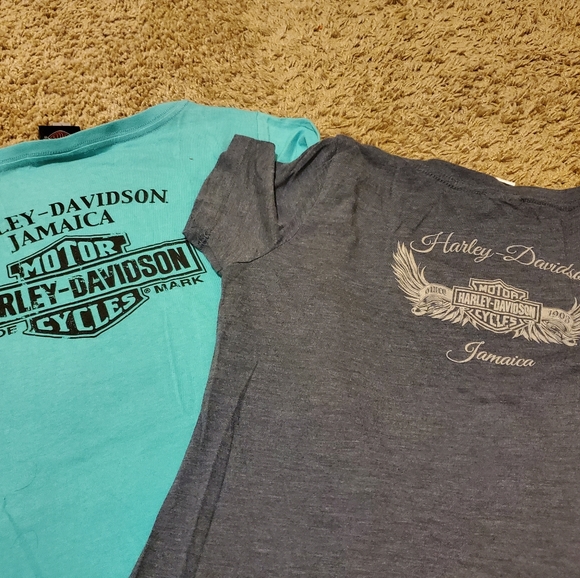 Set of Women's Harley Davidson of Jamaica Tees - Picture 4 of 4